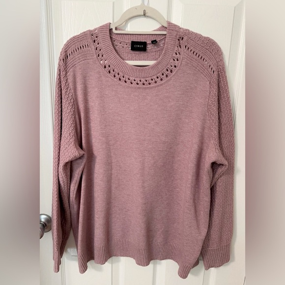 NWOT Cyrus Blush Knit Women's Sweater - Picture 1 of 8